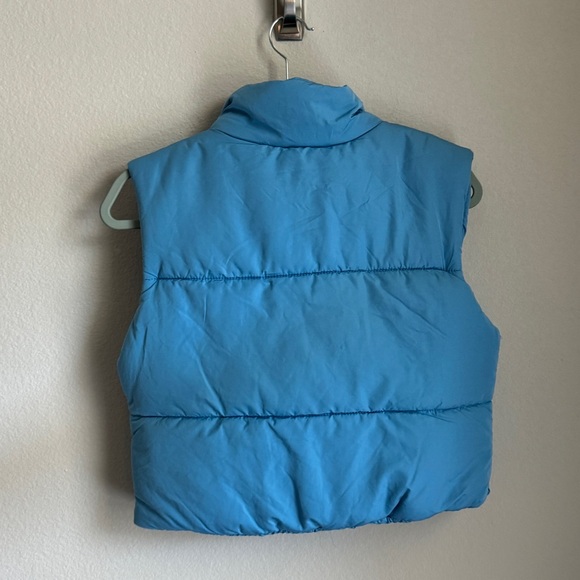 NWT Blue Puffer Vest jacket - Picture 2 of 7